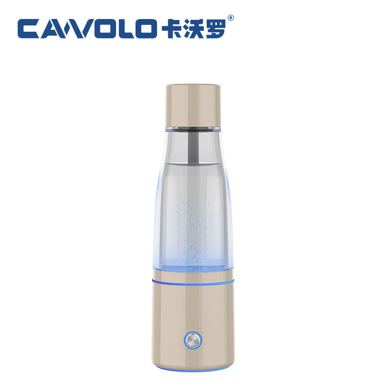 Cawolo rik hydrogen vanngenerator flaske usb kabel hydrogen vann reiseflaske hydrogen vannflaske bærbar oppladbart vann