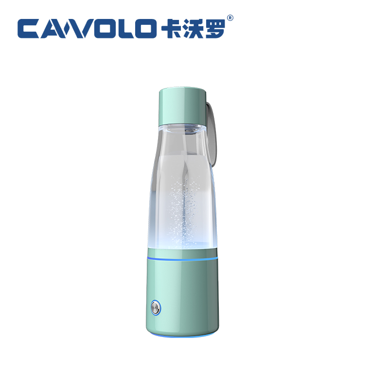 2023 new style 5000ppb hydrogen water portable outdoor hydrogen inhaler 200ml hydrogen-rich water bottle cawolo
