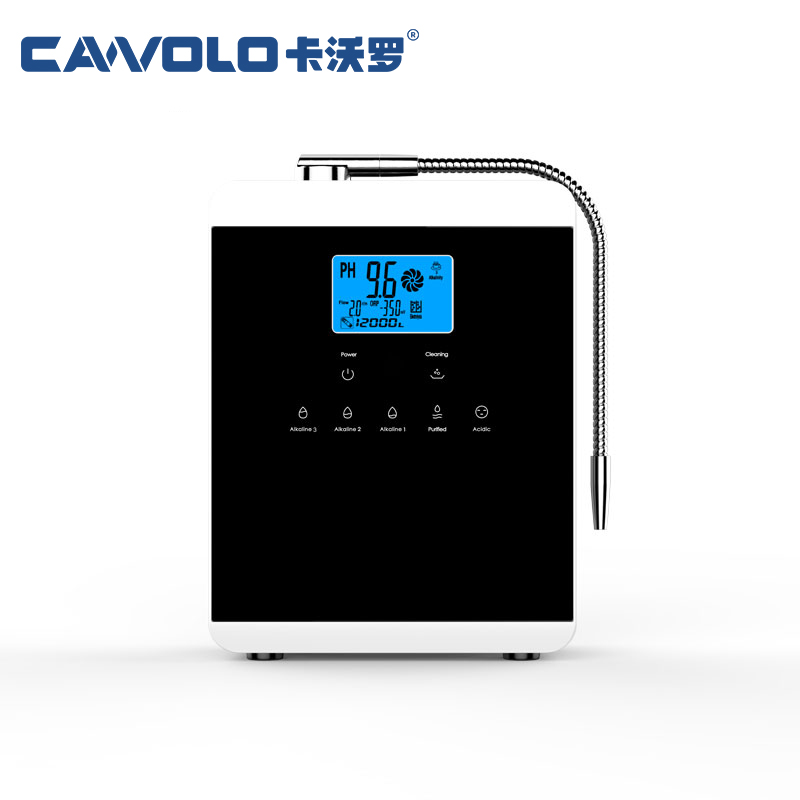 7plates commercial alkaline water ionizer with japan alkaline ionizer water purifier machine fiber carbon filter alkaline water at home