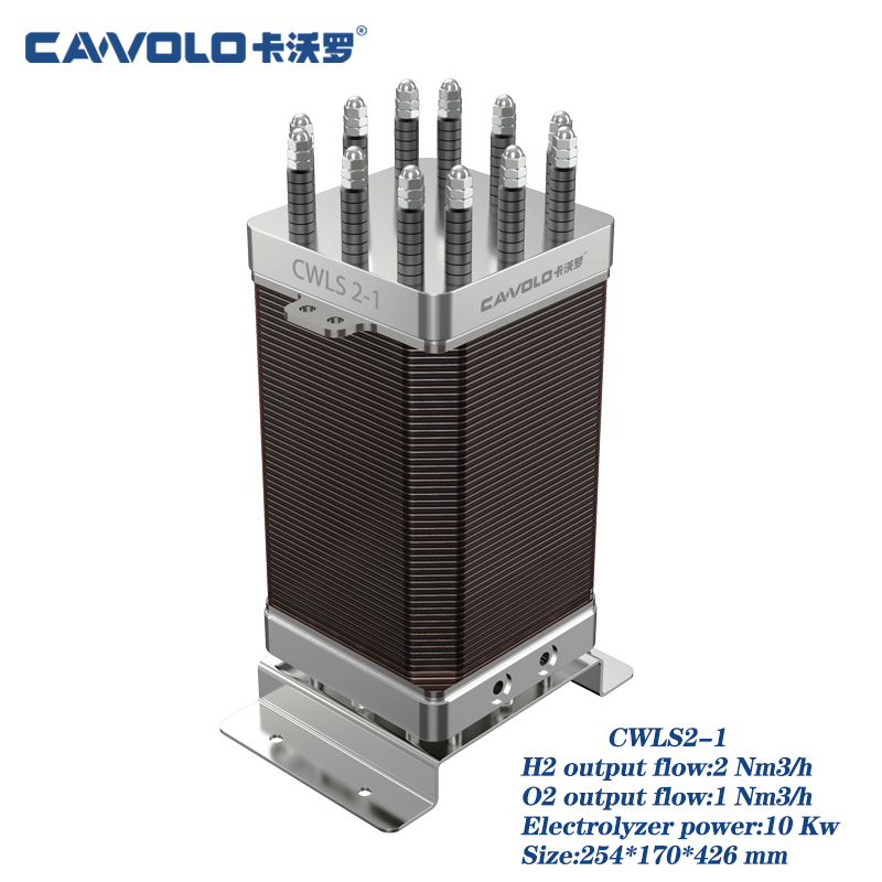 Cawolo 10KW hydrogengenerator pem 2 Nm3/h hydrogen pem elektrolyser tilpasset hydrogen pem brenselcelle
