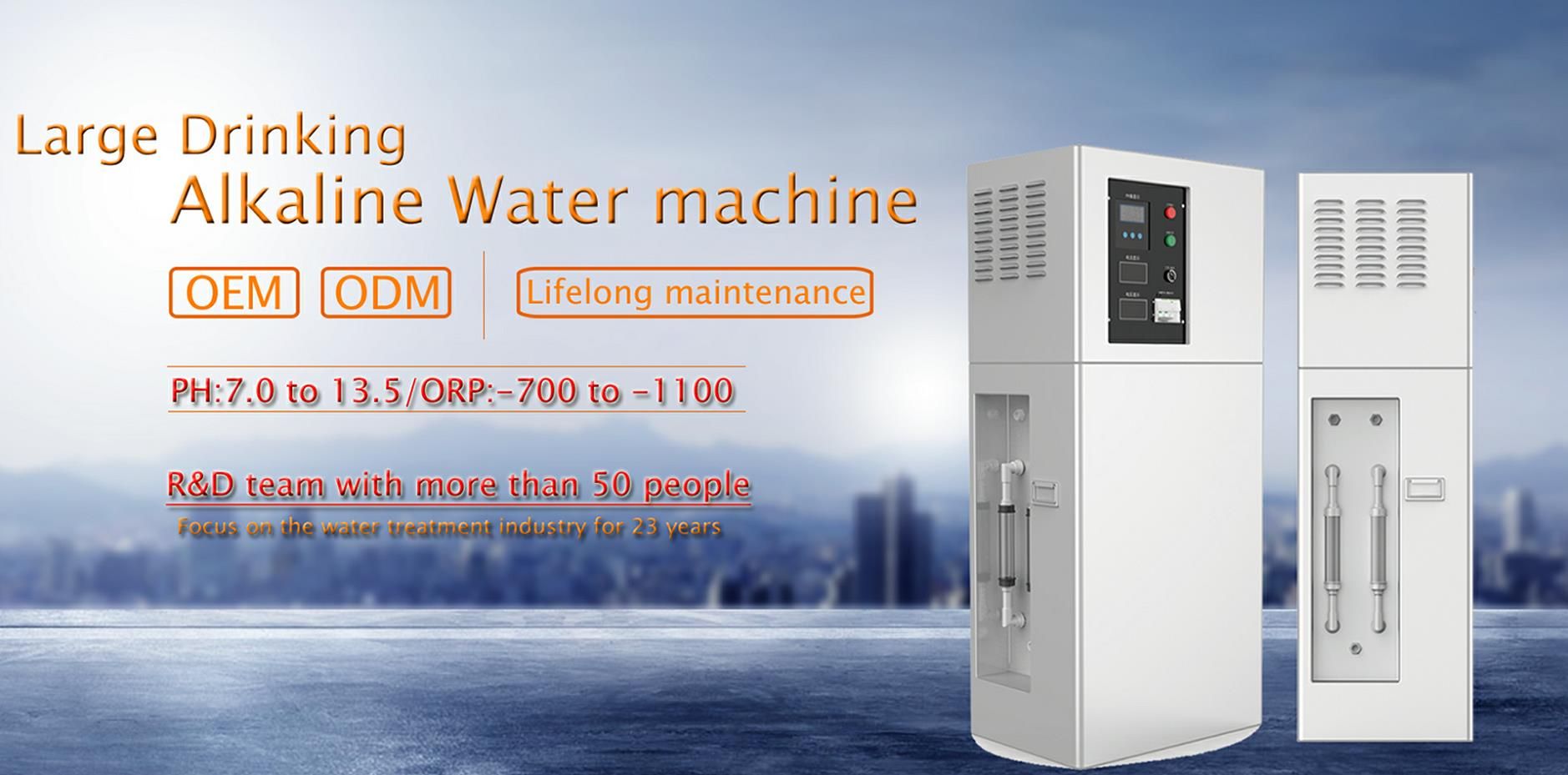 Commercial water ionizer